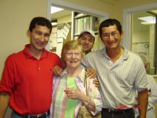 Mom with her ESOL students