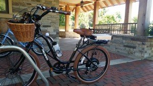 Pedego Bike at Furman Shi Center Bike Parking