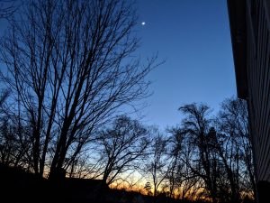 Arriving Home Sunset