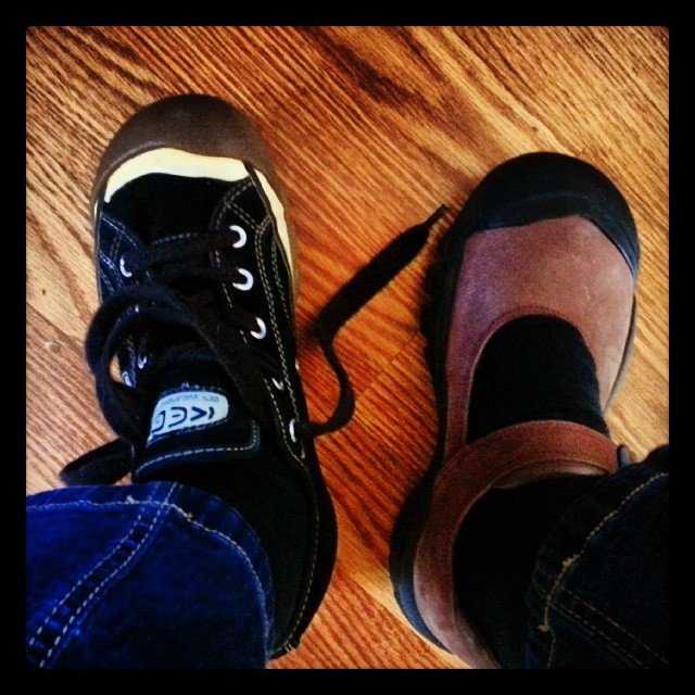 Two Different Shoes
